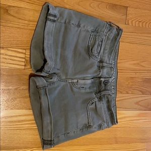 Light Green Jean Shorts